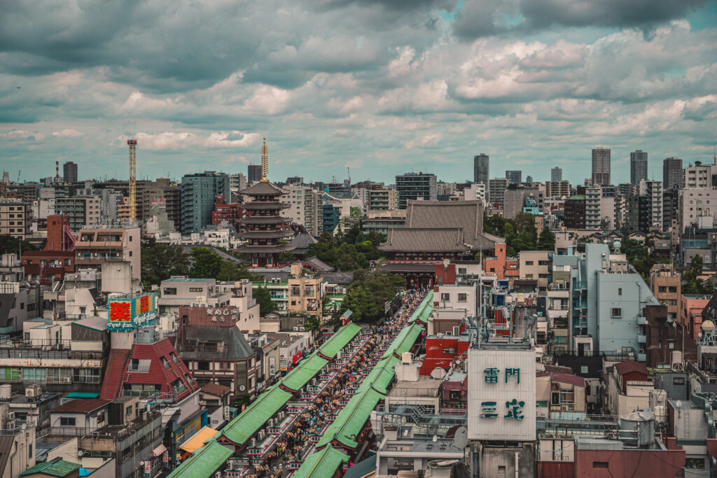 06 - View on Sensō-ji from Asakusa Culture Tourist Information Center