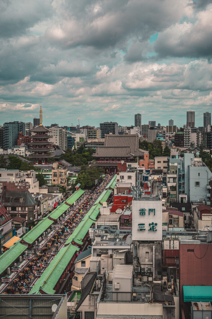07 - View on Sensō-ji from Asakusa Culture Tourist Information Center